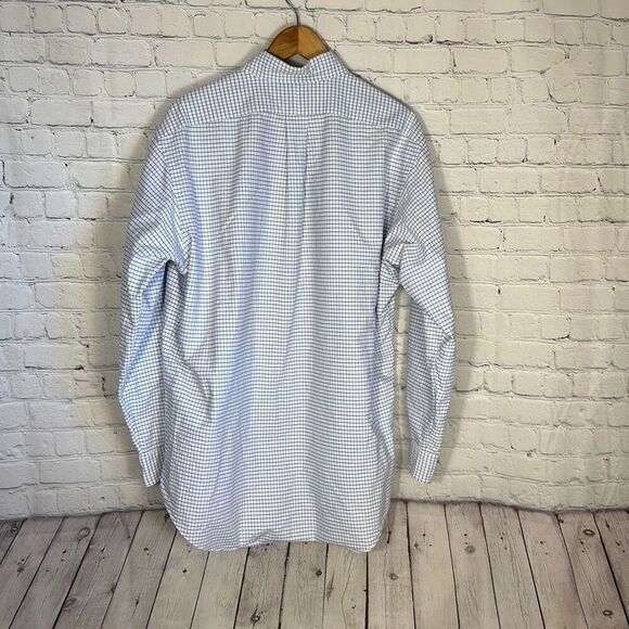 Ralph Lauren Color Pony Yarmouth Oxford Dress Shirt Blue Mens Size 16 34/35 - Picture 6 of 8